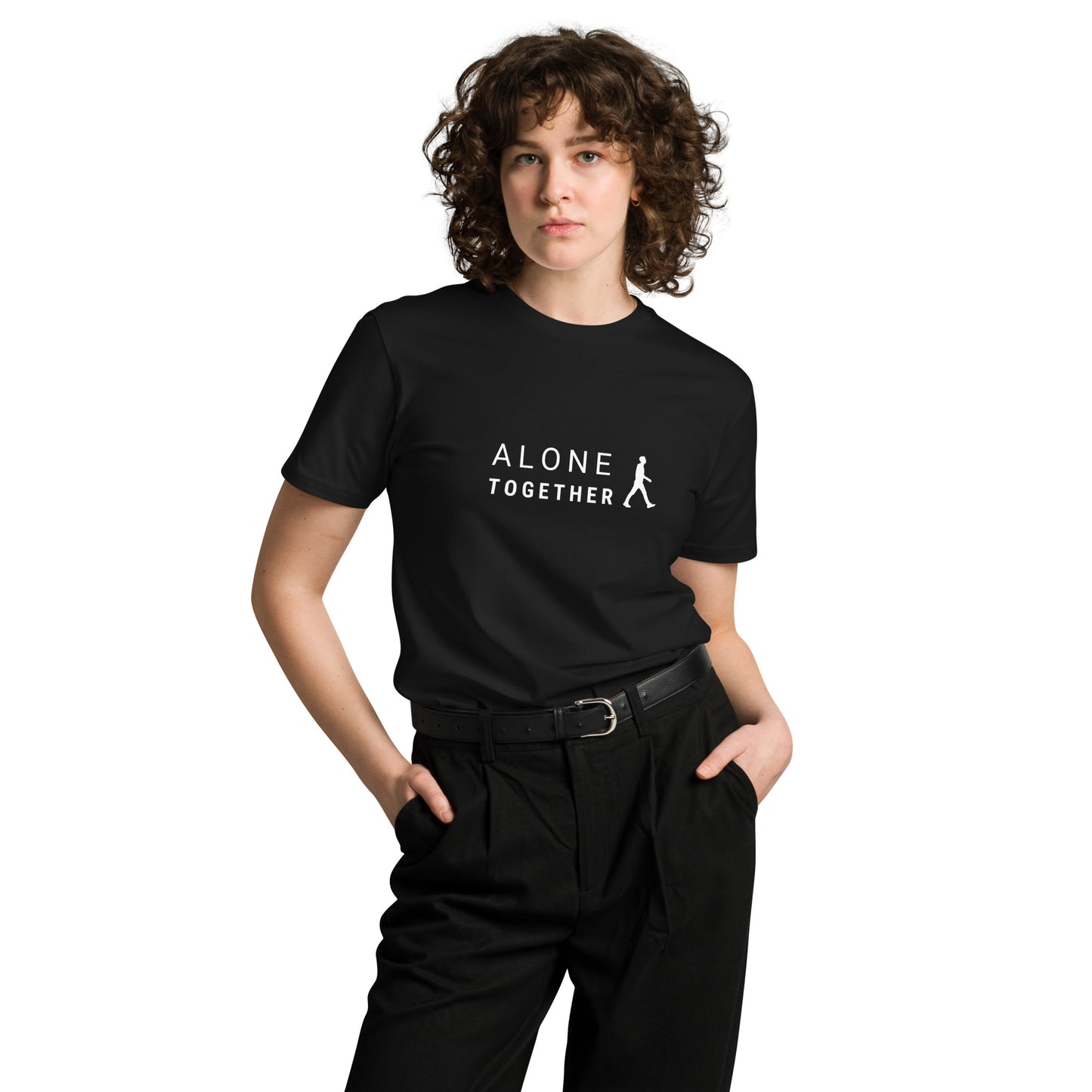 Alone Together Unisex Premium T-shirt (Black)